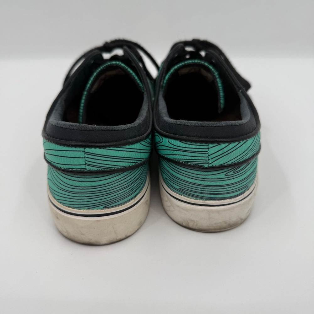 Nike SB Zoom Stefan Janoski Premium Quikstrike Men 9 Mint Woodgrain Teal Shoe - Picture 6 of 11